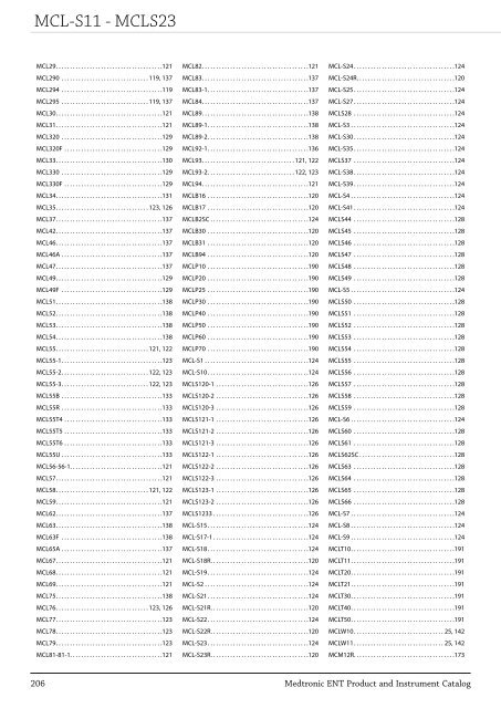 ENT Instrument Catalog - Inmeda