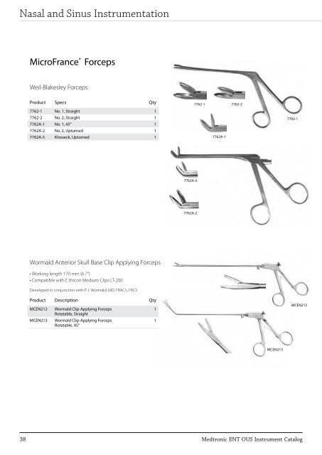 ENT Instrument Catalog - Inmeda