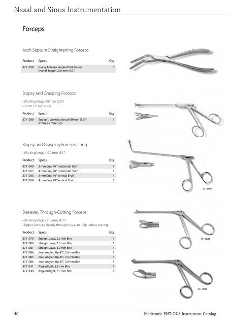 ENT Instrument Catalog - Inmeda