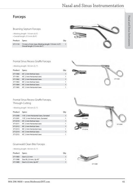 ENT Instrument Catalog - Inmeda