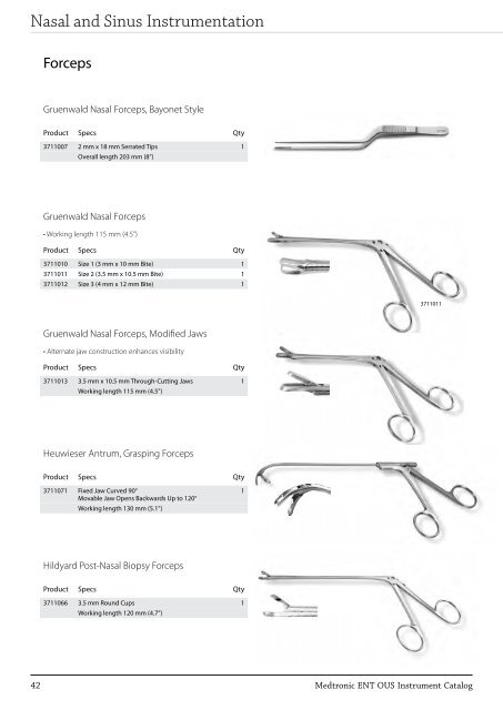 ENT Instrument Catalog - Inmeda