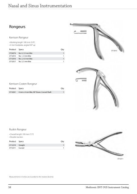 ENT Instrument Catalog - Inmeda