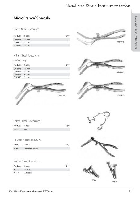 ENT Instrument Catalog - Inmeda