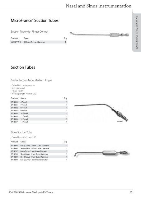 ENT Instrument Catalog - Inmeda