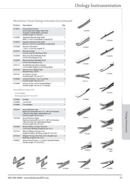 ENT Instrument Catalog - Inmeda