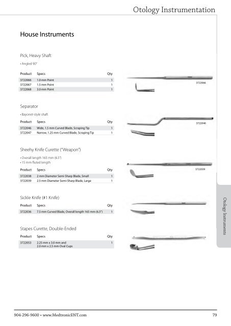 ENT Instrument Catalog - Inmeda