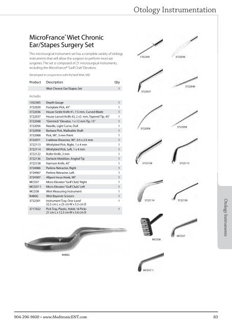 ENT Instrument Catalog - Inmeda