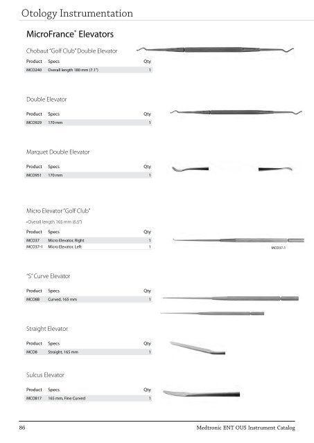 ENT Instrument Catalog - Inmeda