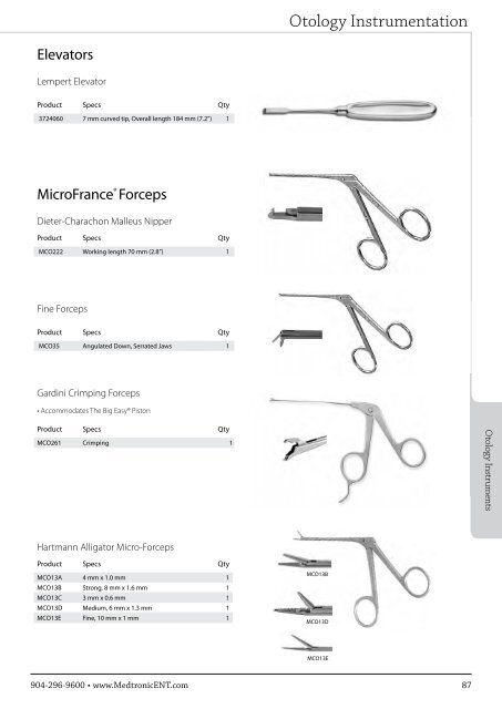 ENT Instrument Catalog - Inmeda