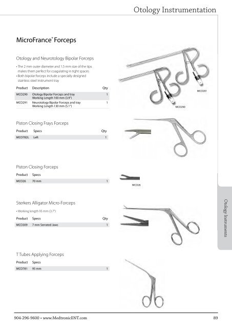 ENT Instrument Catalog - Inmeda