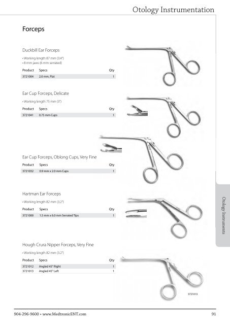 ENT Instrument Catalog - Inmeda