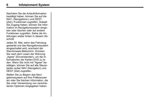 Navigationssystem (PDF) - Chevrolet