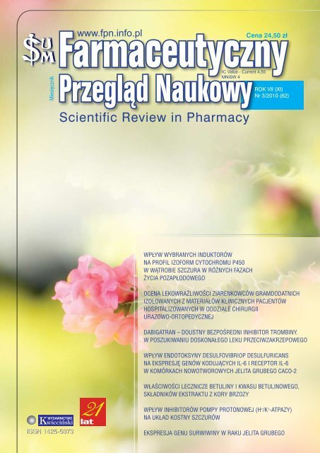 Pokaż cały numer - FPN - Farmaceutyczny Przegląd Naukowy