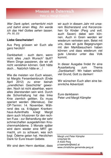 Informationsblatt - FMG Lausen