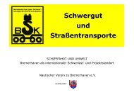 Schwergut und Straßentransporte - Nautischer Verein zu ...