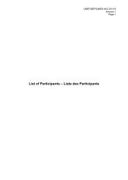 Provisional list of participants - Regional Activity Centre for Specially ...