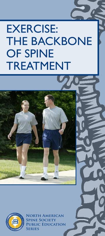 exercise: the backbone of spine treatment - North American Spine ...