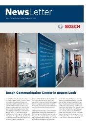 Newsletter Bosch Communication Center 01.2013 (PDF 1,9 MB)