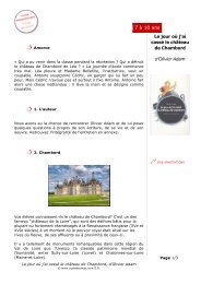 Le jour où j'ai cassé le château de Chambord PDF - L'Ecole des loisirs