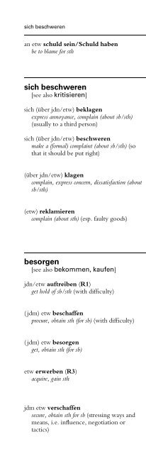 Using German Synonyms - Free