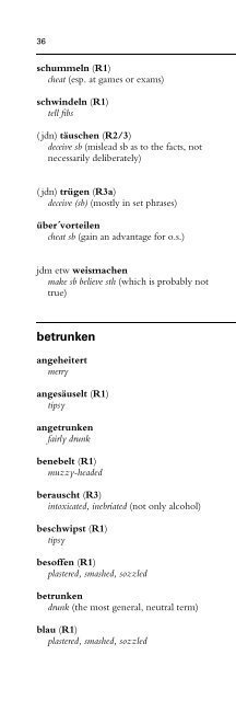 Using German Synonyms - Free