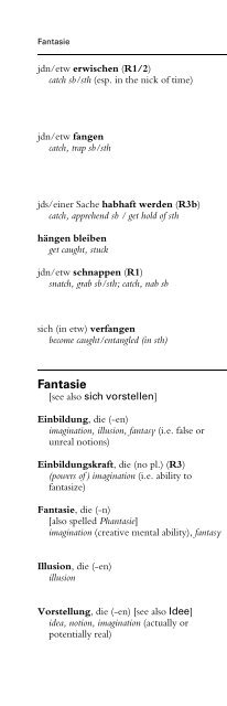 Using German Synonyms - Free