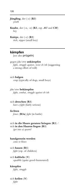 Using German Synonyms - Free