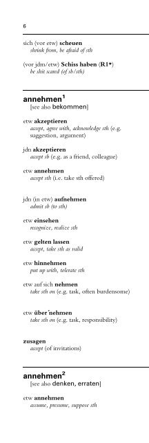 Using German Synonyms - Free