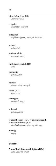 Using German Synonyms - Free