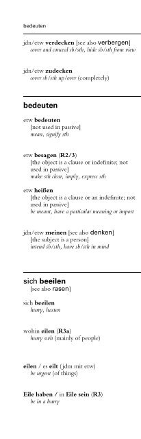 Using German Synonyms - Free