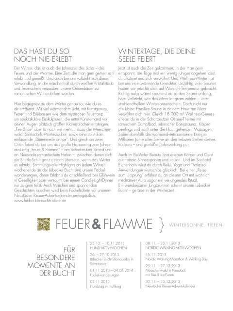 FEUER&FLAMME. ostsee - FeWo Paul und Paula