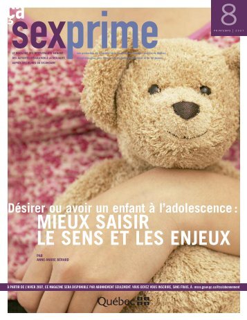 Désirer ou avoir un enfant à l'adolescence: mieux saisir le sens et ...