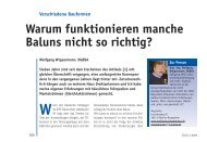 Warum funktionieren manche Baluns nicht so richtig?