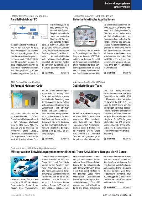 PDF-Ausgabe herunterladen (34.2 MB) - elektronik industrie