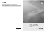 Samsung LE-22B450 User Guide Manual - TV Lcd Plasma Manual