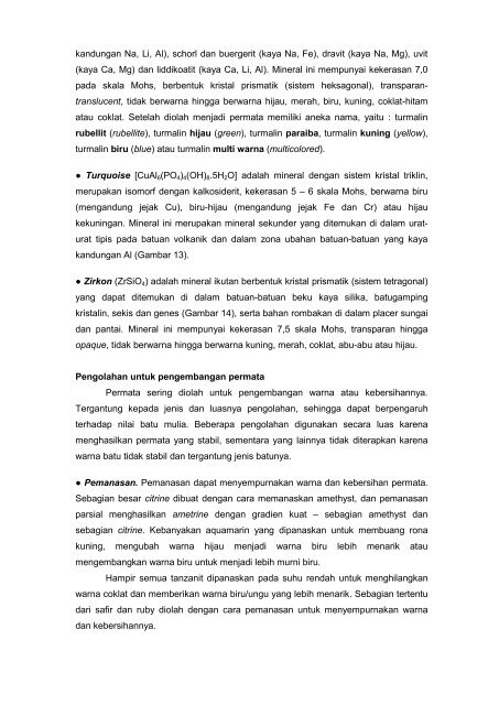 pendayagunaan mineral untuk menjadi permata - Pusat Sumber ...