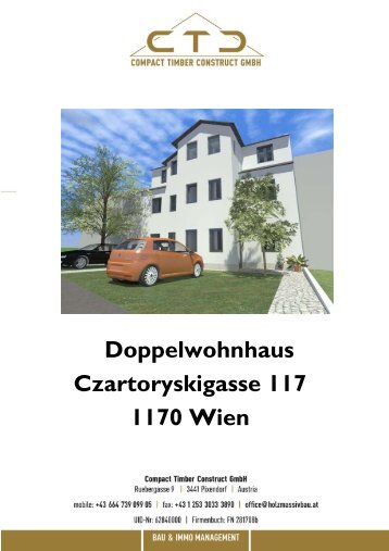 Doppelwohnhaus Czartoryskigasse 117 1170 Wien - meinhaus.co.at