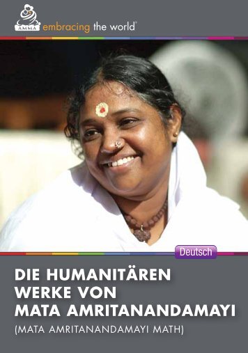 DIE HUMANITÄREN WERKE VON MATA AMRITANANDAMAYI