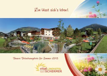 Sommerprospekt - Vital Landhotel Schermer