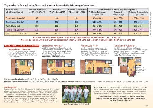 Sommerprospekt - Vital Landhotel Schermer