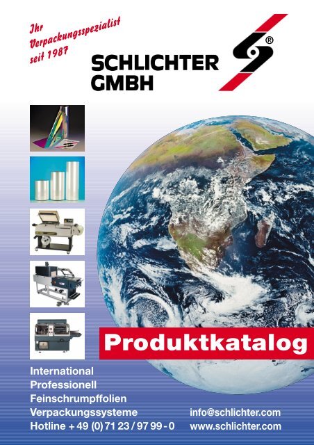 Produktkatalog - Schlichter GmbH