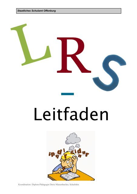 LRS-Leitfaden des Staatlichen Schulamts Offenburg