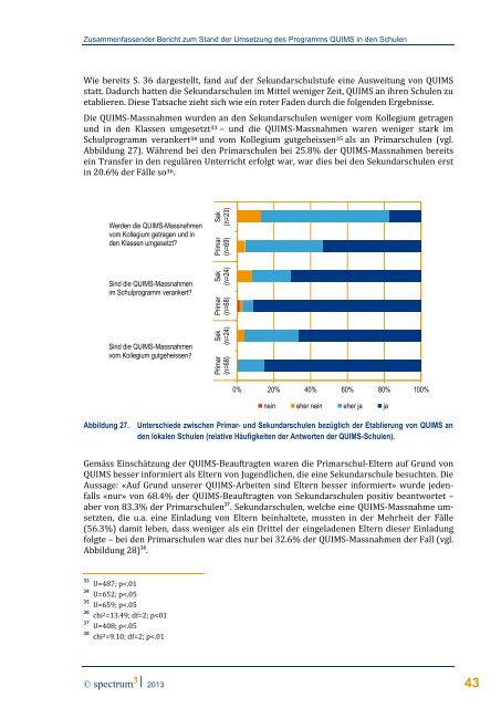 Bericht QUIMS-Umsetzung, Stand Ende 2012 (PDF ... - Volksschulamt