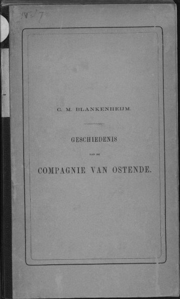 COMPAGNIE YAN OSTENDE. - Acehbooks.org