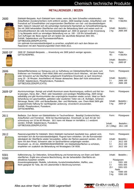 E - CHEM-WELD International GmbH