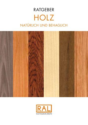 Broschüre "Ratgeber Holz" - Türen-Fenster-Portal