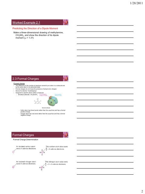 Dipole Moments Polar Covalent Bonds: Dipole Moments