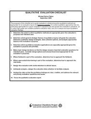 QUALITATIVE EVALUATION CHECKLIST