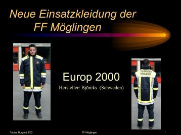 Einsatzjacke - Freiwillige Feuerwehr Möglingen