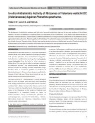 In-vitro Anthelmintic Activity of Rhizomes of Valeriana wallichii DC ...